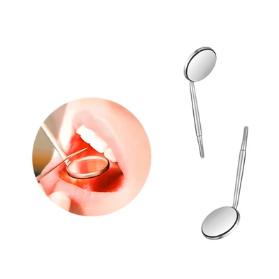 GI Mouth Mirror Tops - Plain No. 5 (Pack Of 10)